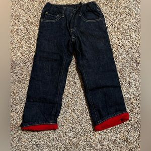4T Fleece lined baby gap jeans